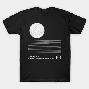 Level 42 /// Minimalist Graphic Artwork Design T-Shirt